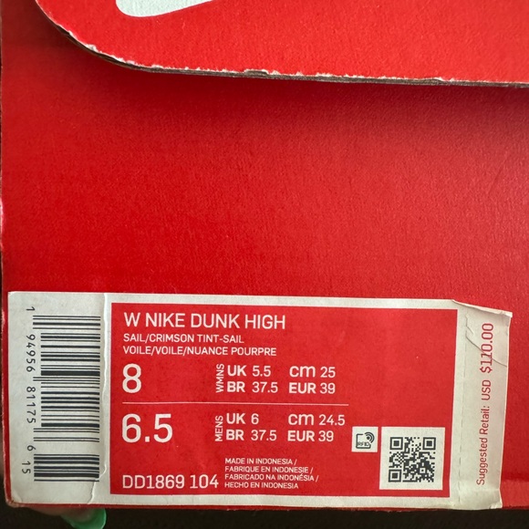 NEVER WORN-BRAND NEW 2021
Wmns Dunk High 'Crimson Tint' - Picture 5 of 5